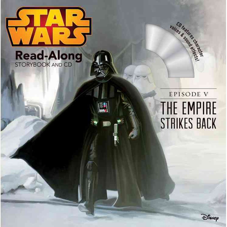 Star Wars: The Empire Strikes Back (1平裝+1CD)(有聲書)/Disney Disney Read Along 【禮筑外文書店】
