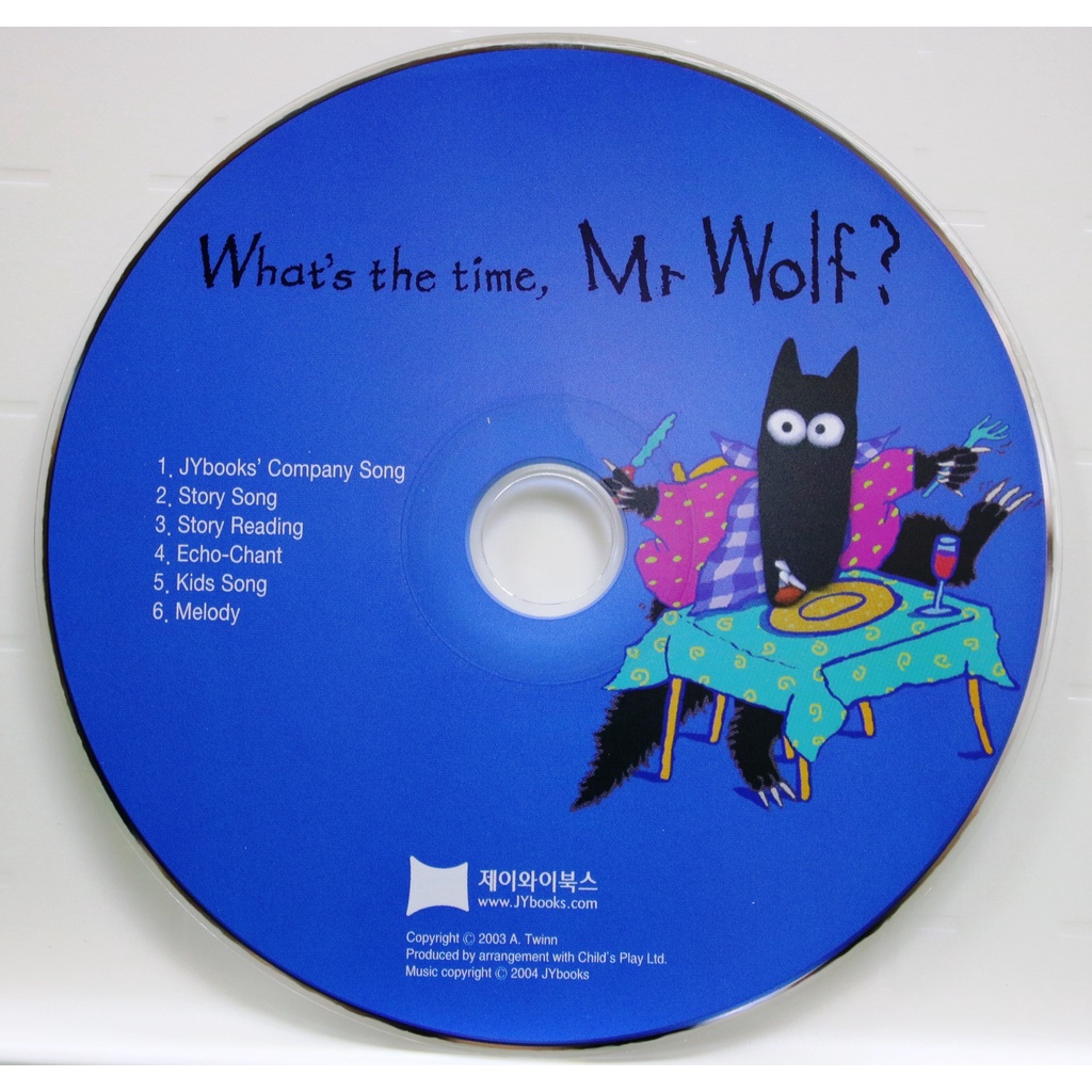 What's the Time, Mr Wolf ? (1CD only)(韓國JY Books版) 廖彩杏老師推薦有聲書第41週/Annie Kubler【三民網路書店】