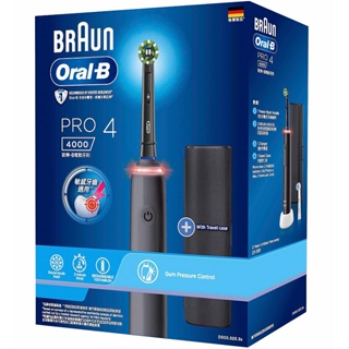 Oral-B歐樂B 電動牙刷PRO4000-黑色