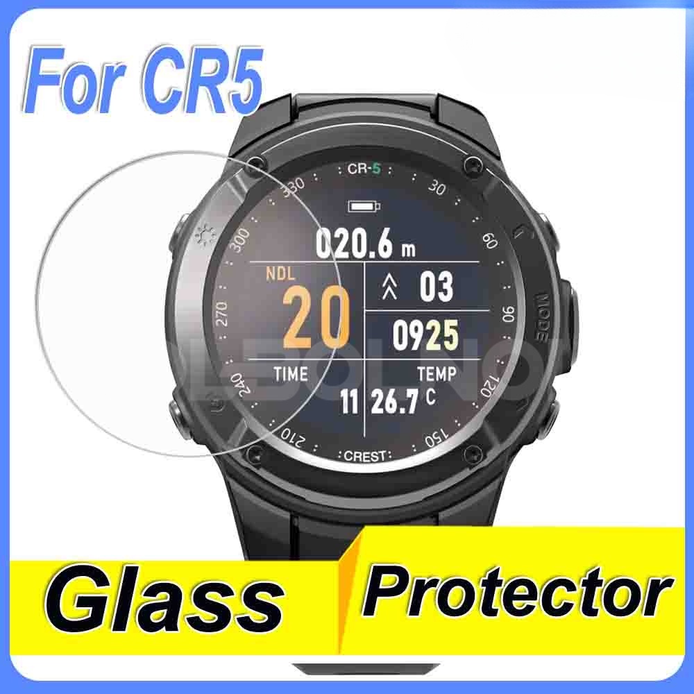 Crest CR-5 保护膜 保护贴 玻璃钢化膜 Crest CR-5L潛水電腦表 屏幕保护膜 CR5钢化膜 手表保护贴