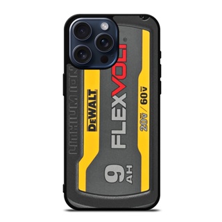 新品DEWALT 9 AH FLEX VOLT 時尚新款精緻手機殼保護套適用於 IPhone 15 Pro Max