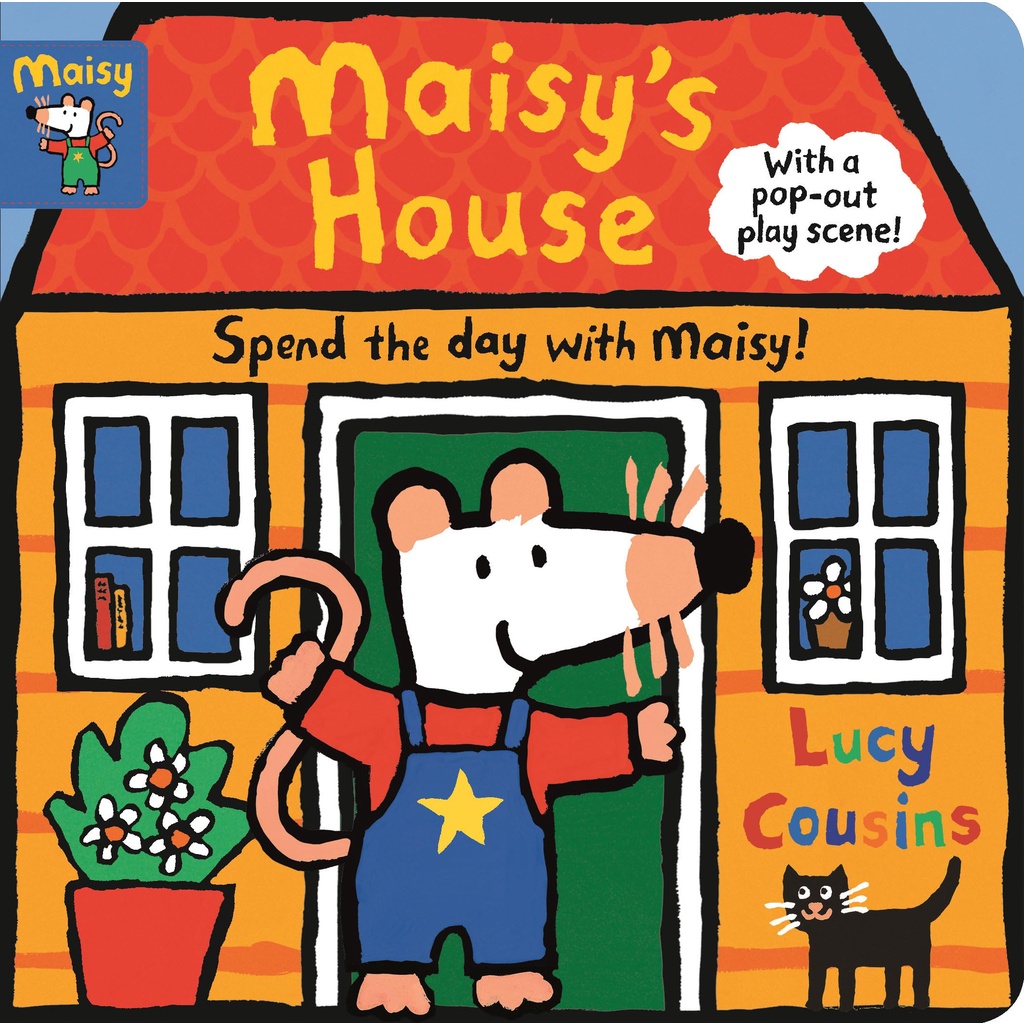 Maisy's House (場景遊戲書)(硬頁書)(美國版)/Lucy Cousins【三民網路書店】