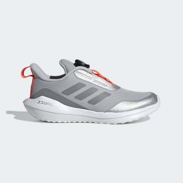 Adidas EQ21 Run Boa K S24114 中童 慢跑鞋 運動 休閒 輕量 避震 旋鈕式 舒適 銀 灰