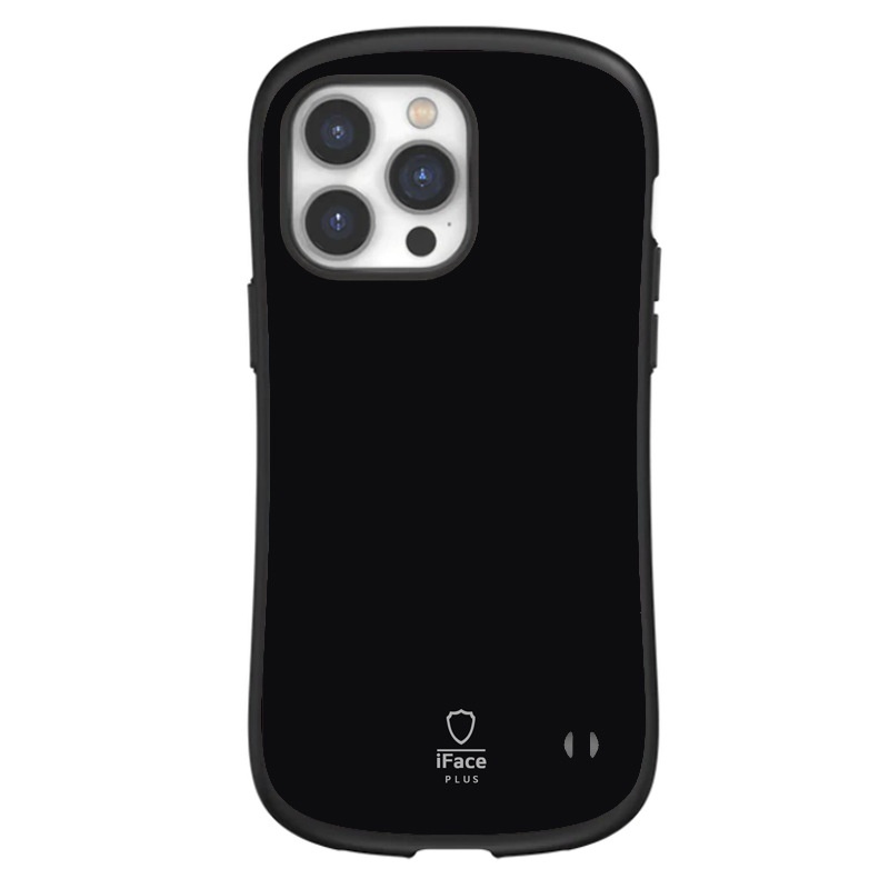 啞光深黑色 iface 手機殼適用於 iphone 11 12 13 14 15 pro MAX 7 8 plus X