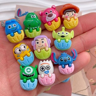 玩具總動員蛋糕 Cro Charm DIY 可愛 Jibz Cro 卡通樹脂飾品配件 DIY 手機殼奶油膠手工髮夾材料包
