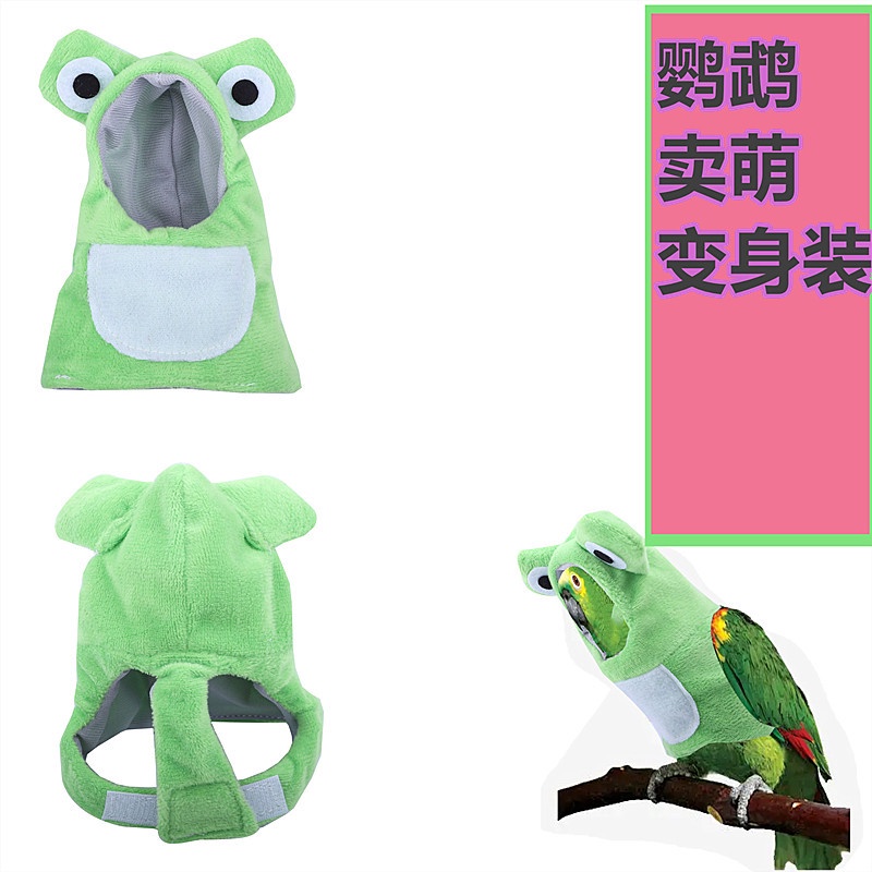 寵物鳥衣服 鸚鵡萌鳥變身裝青蛙造型創意新品