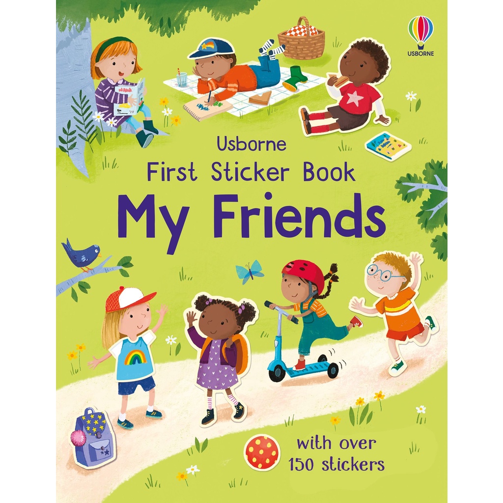 First Sticker Book My Friends/Holly Bathie【禮筑外文書店】