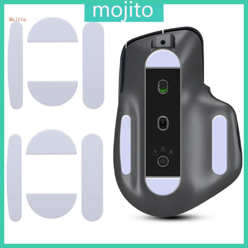 Mojito 2 套鼠標腳鼠標溜冰鞋貼紙墊圓形滑動彎曲邊緣鼠標腳適用於 MX Master 3 3S 鼠標