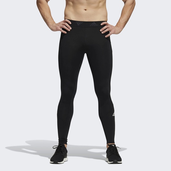 Adidas Tf Warm Lt GT9518 男 全長 緊身褲 強度 運動 彈性 刷毛 柔軟 亞洲尺寸 黑