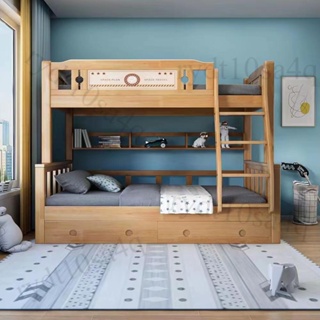 廠家直銷 全實木子母床兒童床高低床雙層床兩層上下床上下鋪床雙層床橡木床