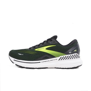 Brooks Adrenaline GTS 23 男 慢跑鞋 路跑 避震緩衝象限 黑 螢綠 [1103911D079]