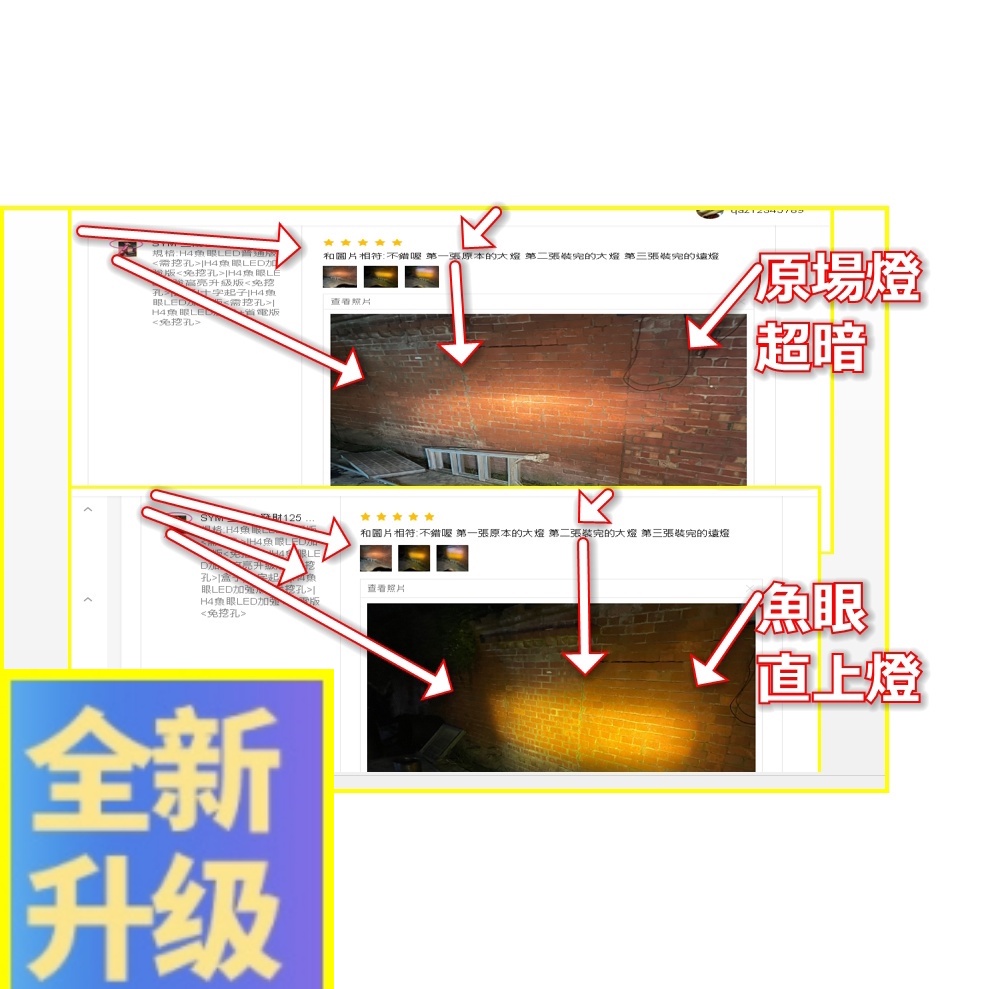 魚眼大燈 小魚眼 勁戰1~4代 新名流大燈 直上魚眼 H4 BON LIKE G6 H4 HS1 H17 H7 LED