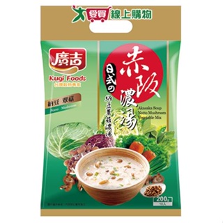 廣吉赤阪濃湯-納豆蕈菇20g x10包【愛買】