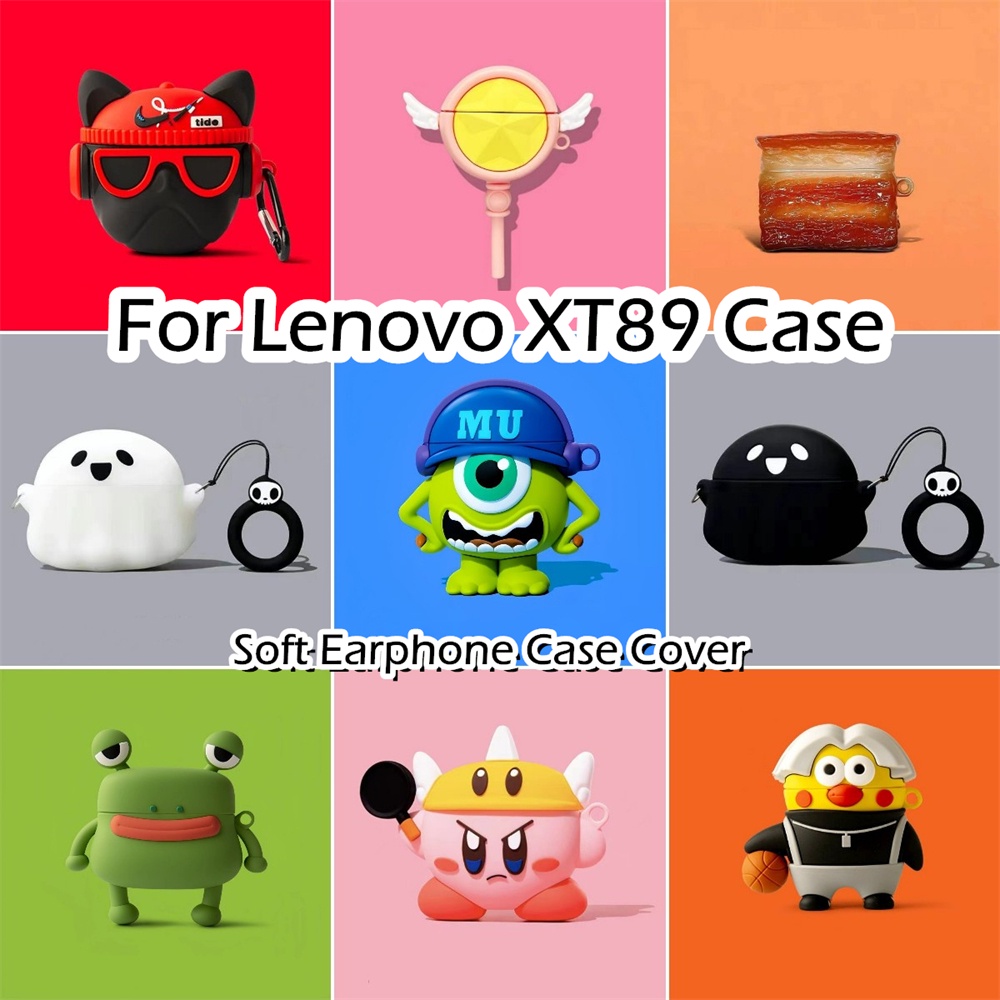 LENOVO 【有貨】適用於聯想 Xt89 保護套超酷卡通軟矽膠耳機保護套 NO.2