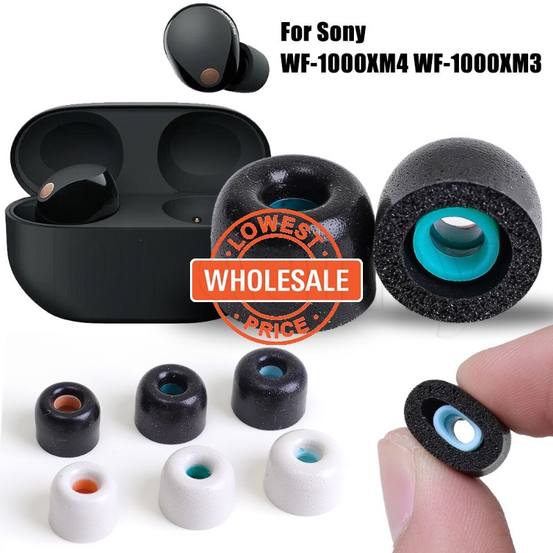 [批發] 適用於索尼 WF-1000XM3 替換耳塞 - 耳機配件 - 適用於索尼 WF-1000XM4 耳塞記憶棉耳罩