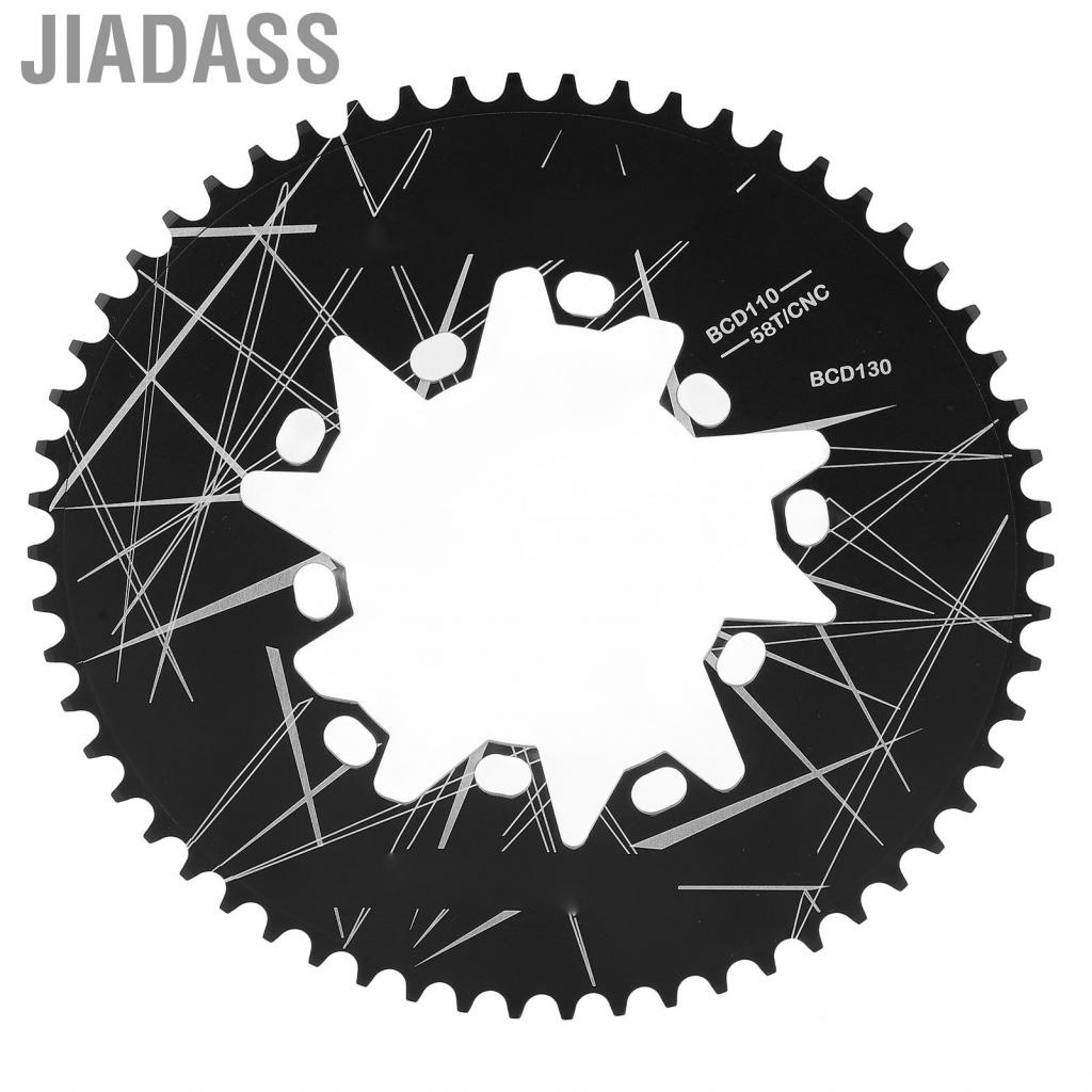 Jiadass 公路折疊自行車用橢圓形牙盤鋁合金盤
