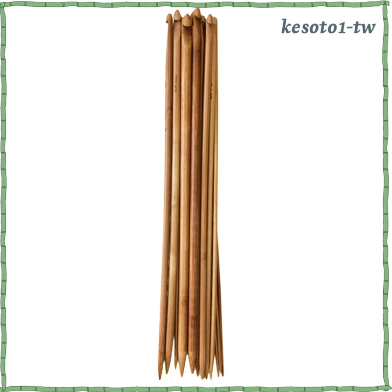 [KesotoaaTW] 14 阿富汗碳化針織竹鉤針 3 -10mm 雙頭