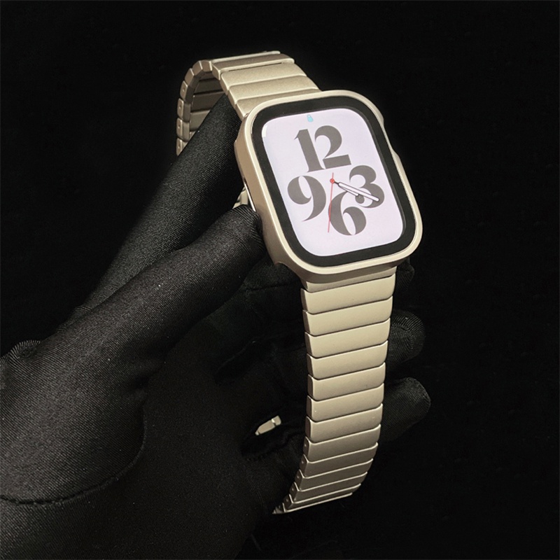 Apple Watch 一株精鋼錶帶  高端金屬錶帶 S8 S7 S6 SE 44mm 40mm 45mm