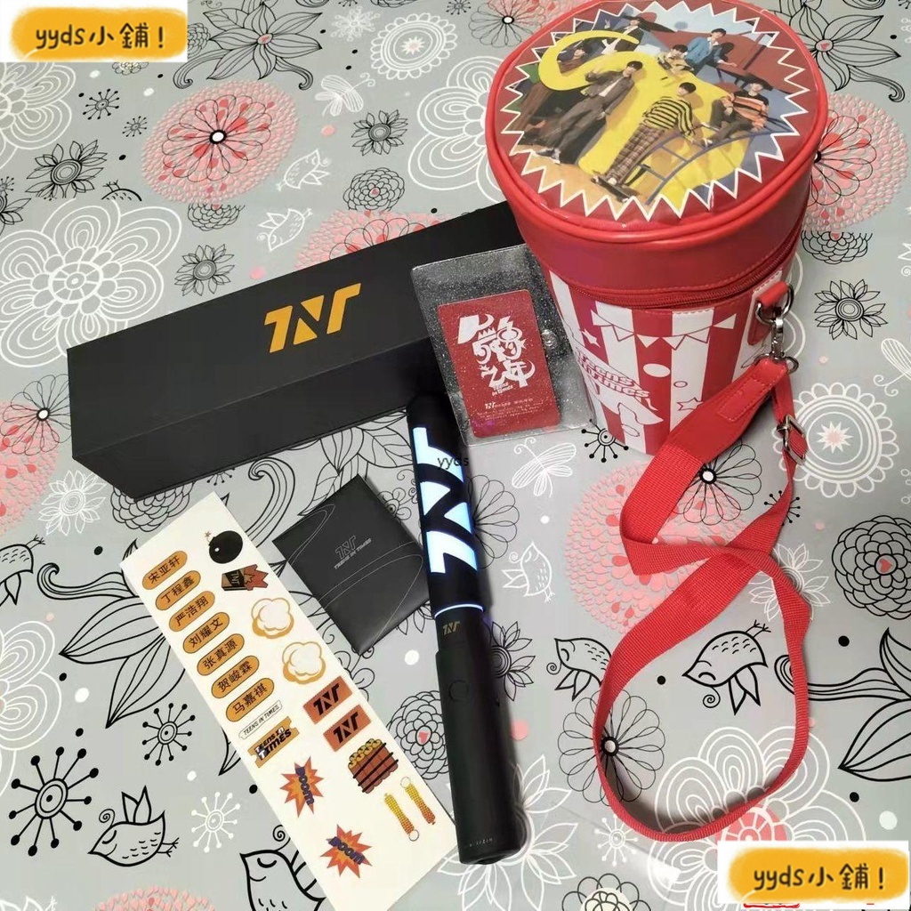 YYDS 時代少年團TNT 彩色小卡 宋亞軒 劉耀文 馬嘉祺 TNT時代少年團 《應援棒+爆米花桶裸桶》tnt正版應援棒