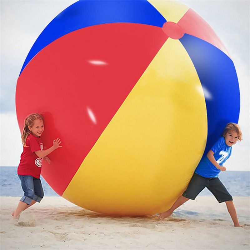 露營 派對 活動 ⚽️【 大麥克充氣足球 】 PVC超大足球 沙灘球 皮球 超大充氣球 水上球 趣味球親子 戶外玩具 運