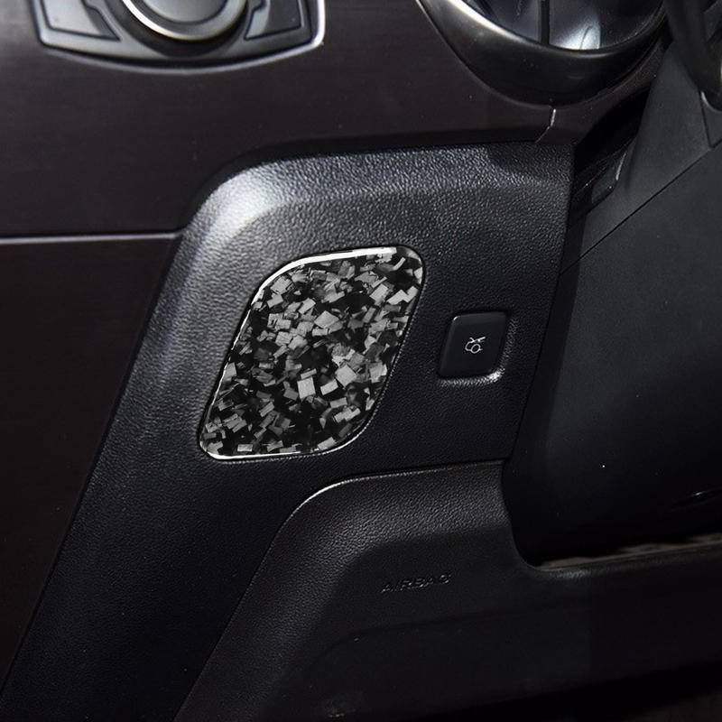 【台灣出貨】碳纖維/鍛造碳 福特 FORD野馬 Mustang 15-20 主駕駛儲物箱貼 貼 車貼 卡夢 車貼