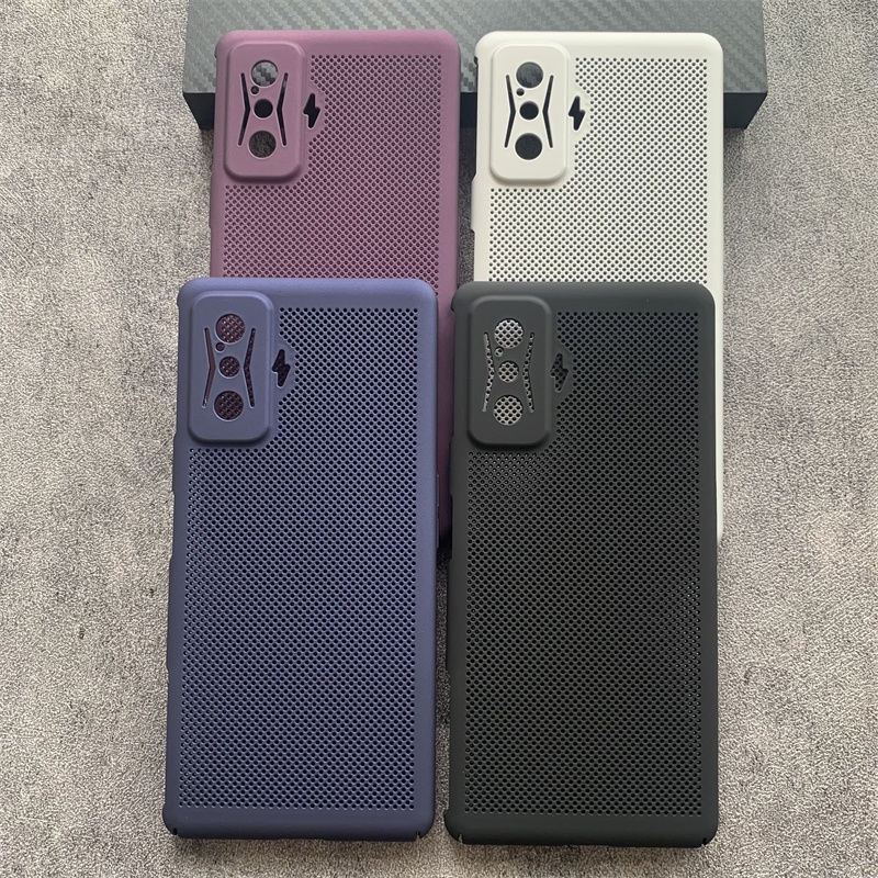 XIAOMI 適用於小米 Poco F4 GT Redmi k50 遊戲超薄防指紋手機後蓋的散熱硬手機殼