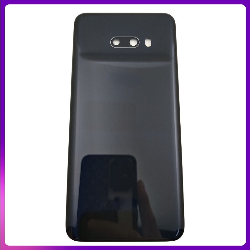 用於 LG G8X Thinq LMG850EMW 電池蓋的背面電池蓋後門面板外殼帶相機鏡頭手電筒更換