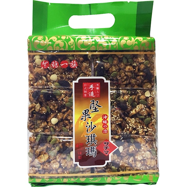 黑糖一族 堅果黑糖沙琪瑪360g