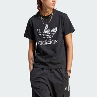 Adidas Animal Tee A II0911 女 短袖 上衣 T恤 亞洲版 休閒 經典 三葉草 斑馬紋 黑白