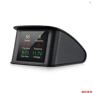 Crtw 抬頭顯示器,2.2 英寸通用 GPS 抬頭顯示器,帶顯示速度、高度、電壓、時鐘等超速警報/電壓臂