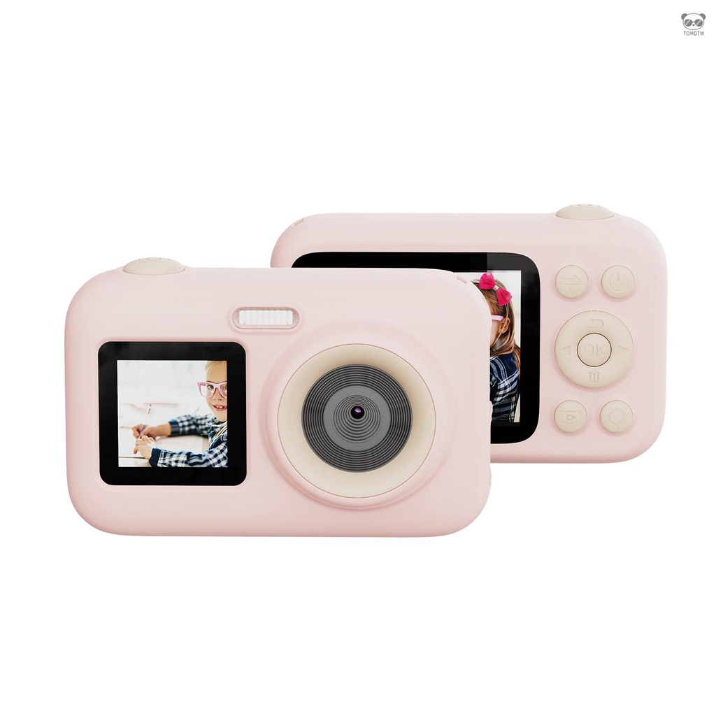 SJCAM 1080P高清兒童數位照相機 12MP兒童自拍相機 玩具相機 2.4英寸LCD高清大屏 前後雙攝 內置鋰電池