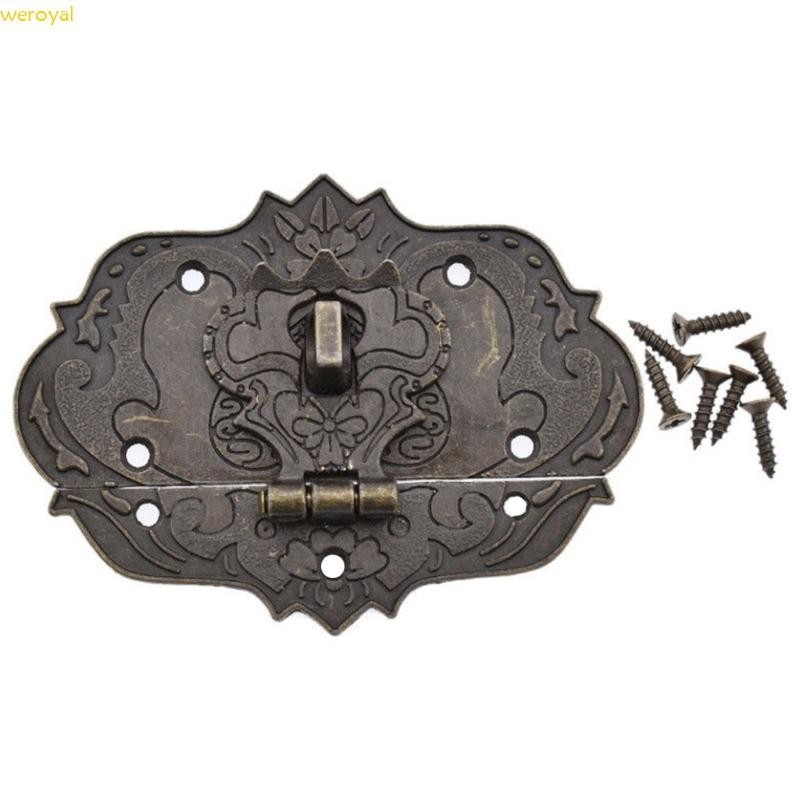 Weroyal 古董復古鎖盒搭扣獨特風格盒子鎖,適用於 Vintage Lov
