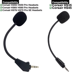 適用於 Corsair HS35 HS45、HS50 HS60 HS70 Pro SE 遊戲耳機替換麥克風的 3.5 毫