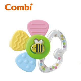 【Combi】蜜蜂花瓣固齒玩具 N