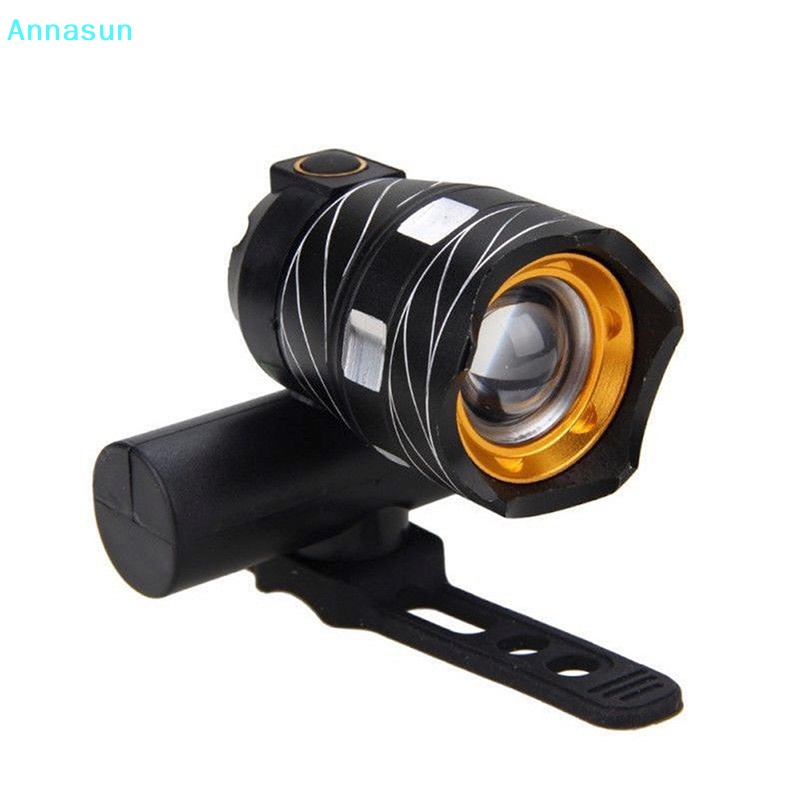 Annasun USB 可充電 300LM XM-L LED 自行車燈自行車前大燈 HG