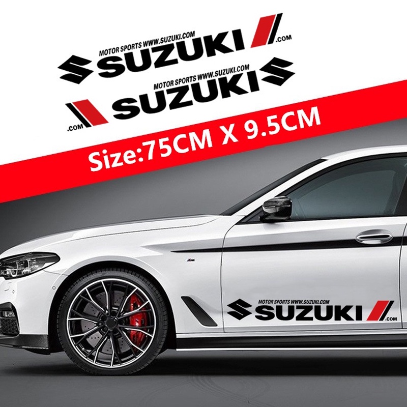 SUZUKI 鈴木汽車防水防刮貼紙車門側車身裝飾貼花適用於 ERTIGA XL7 Swift SX4 S-cross J