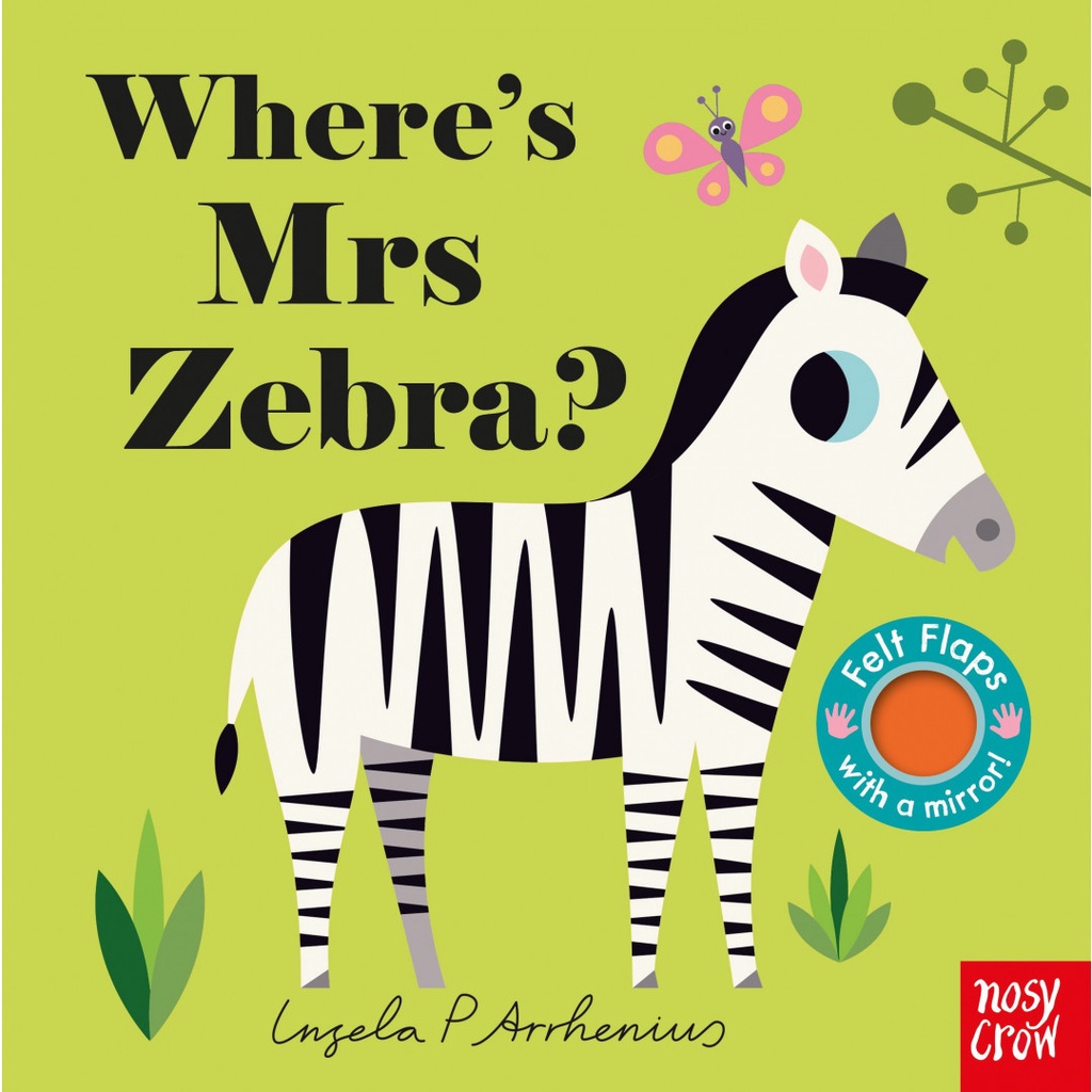 Where's Mrs Zebra? (Felt Flaps)(硬頁書)/Ingela P Arrhenius【禮筑外文書店】
