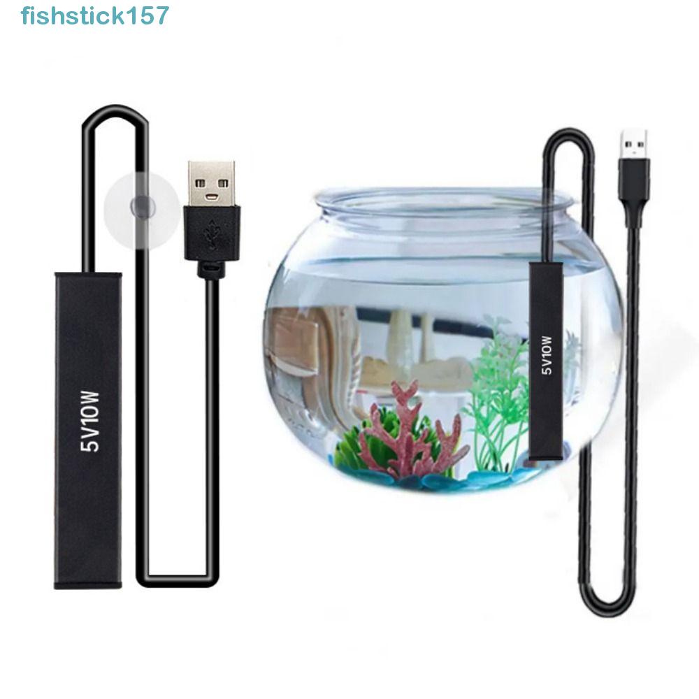 157FISHSTICK迷你水族館加熱器,5/10W節能魚缸USB加熱棒,水族箱加熱棒水族館潛水加熱器
