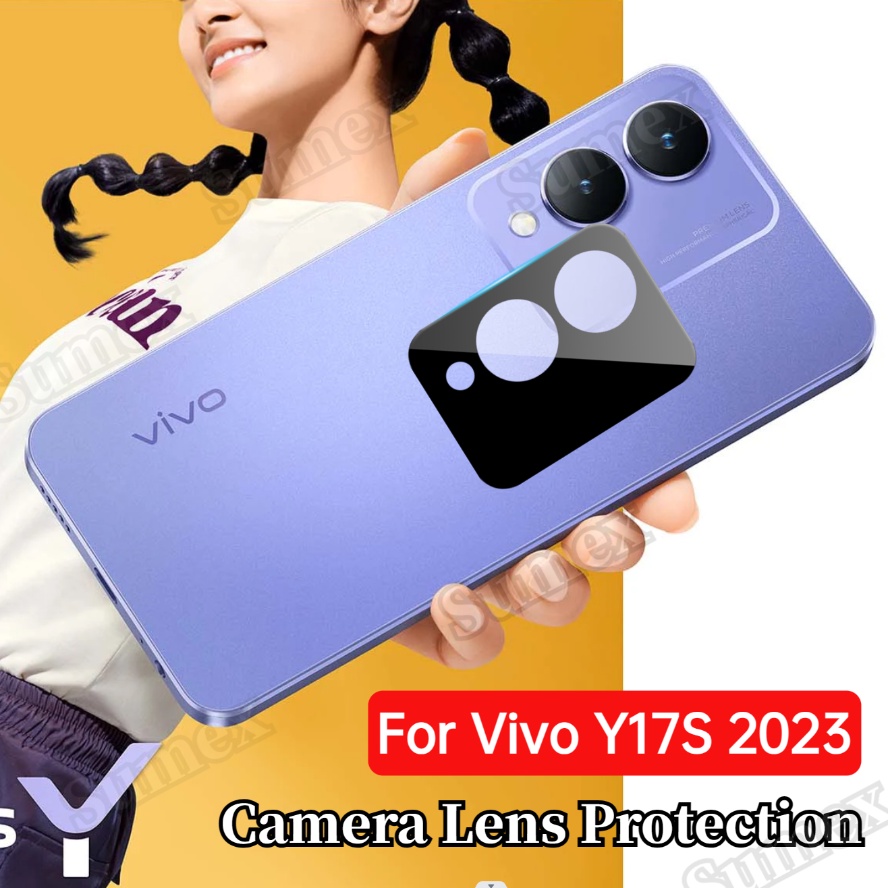 VIVO Vivoy17s Vevo Y 17S 4G 手機殼 3D 玻璃曲面黑色全覆蓋保護高清保護手機攝像頭貼