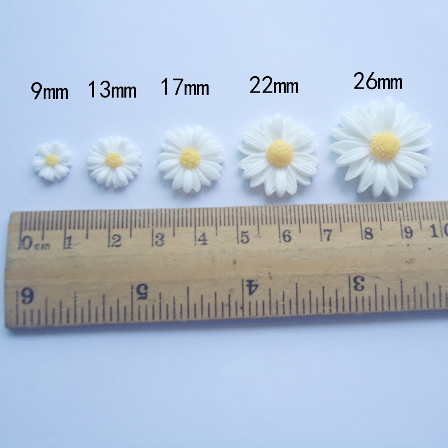 奶油膠手機殼配件 樹脂花配件 小雛菊太陽花朵 手機殼 仿真奶油膠 美容diy飾品 手工材料