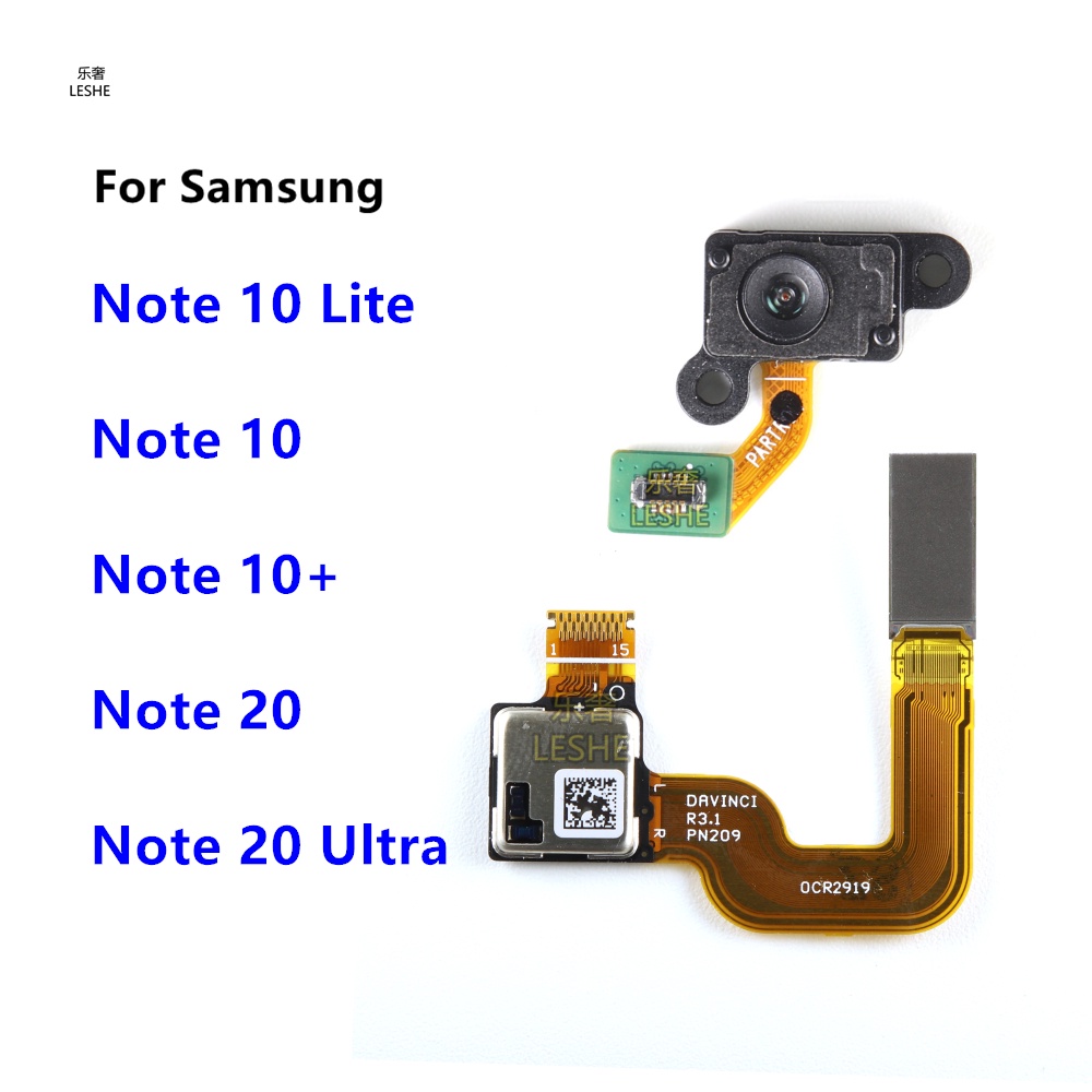 SAMSUNG 返回主頁按鈕觸摸 ID 鍵指紋傳感器排線適用於三星 Galaxy Note 10 Plus Lite N