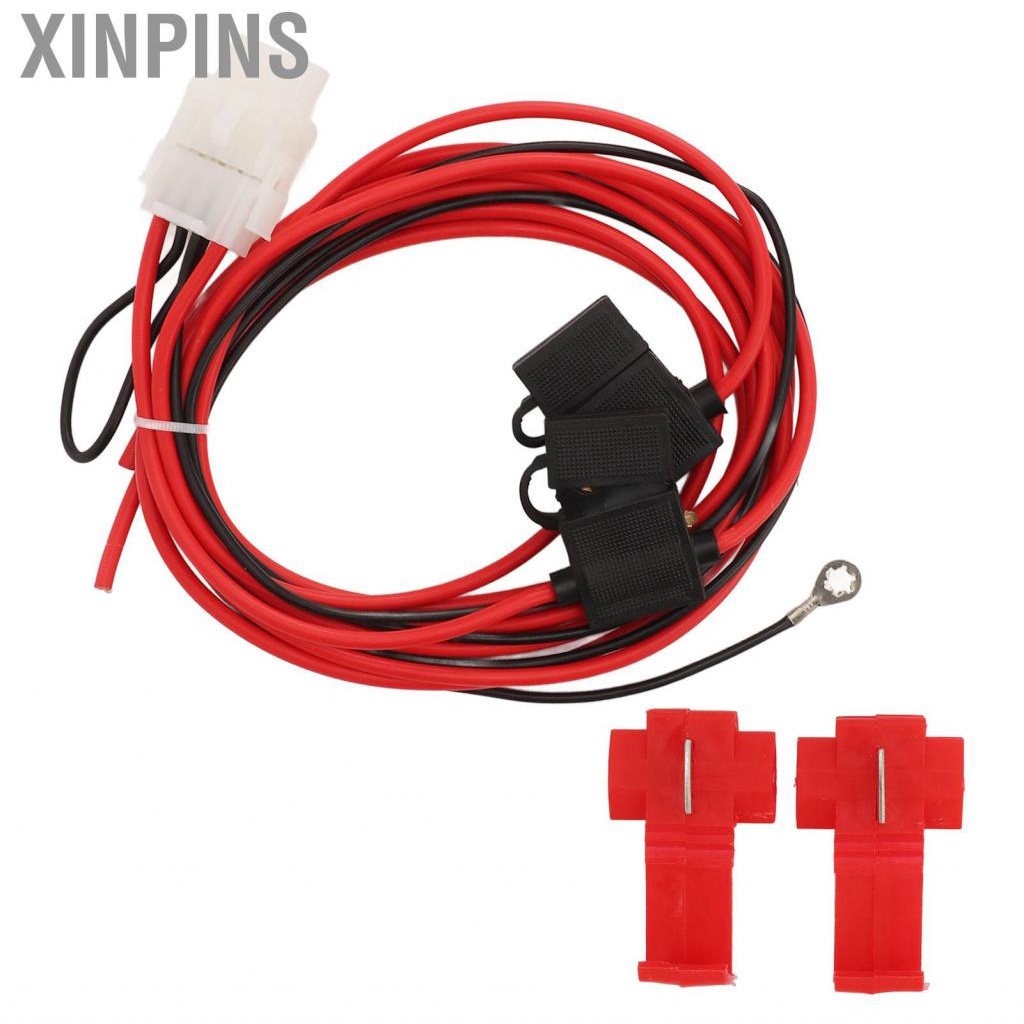 Xinpins 易於安裝第三煞車燈 12V 圓頂線束提高安全性通用型