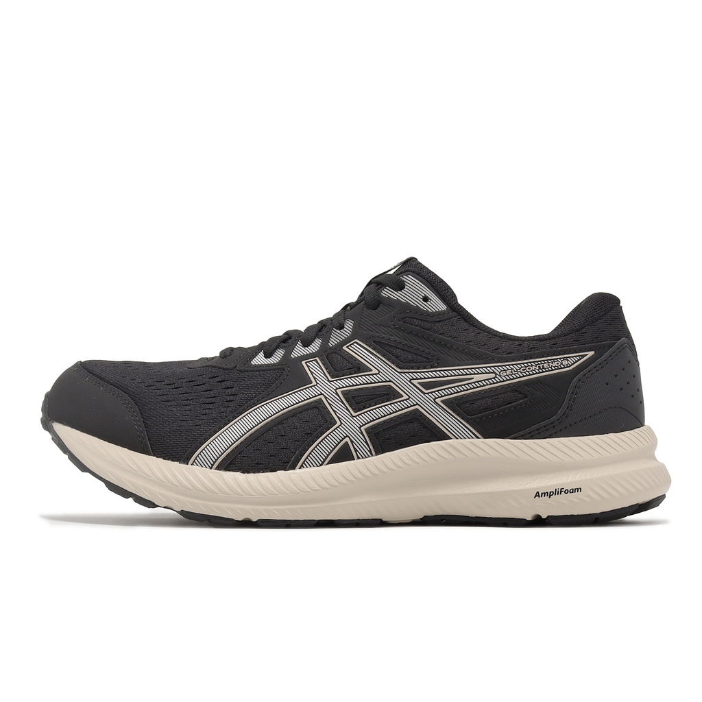 Asics 慢跑鞋 GEL-Contend 8 4E 超寬楦 黑 米白 亞瑟士 男鞋【ACS】 1011B679006