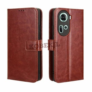 OPPO Reno 11 PU 皮革錢包卡槽保護套適用於 OPPO Reno 11 10 Pro 11F Reno11F
