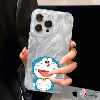 哆啦夢 IPhone 6 7 X XR XS MAX Plus Bling 卡通可愛明星搞笑藍色時尚藝術哆啦A夢手機殼
