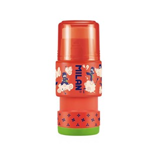 【MILAN 】橡皮擦+可伸縮削筆器 / 功夫忍者 / 熱血紅 TAAZE讀冊生活網路書店