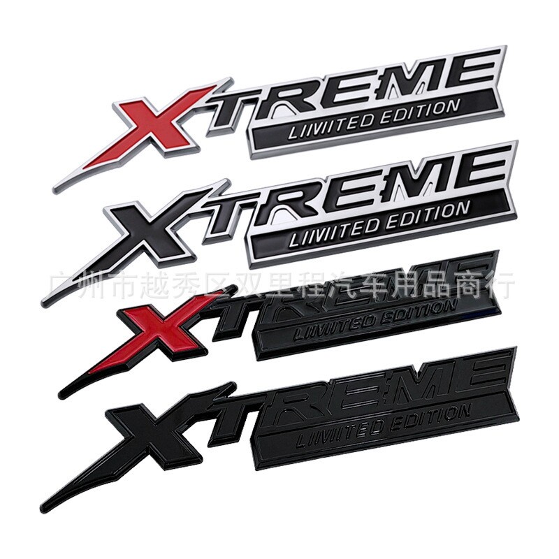 適用TOYOTA豐田X-TREME limited edition車標 XTREME限量版車貼 後尾標葉子板側標Logo
