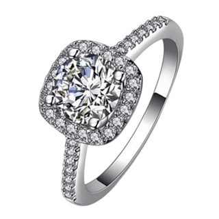 新款時尚女戒指 韓版熱賣鎮店之寶鑽石戒指仿白金手飾八心八箭鋯石戒指批發