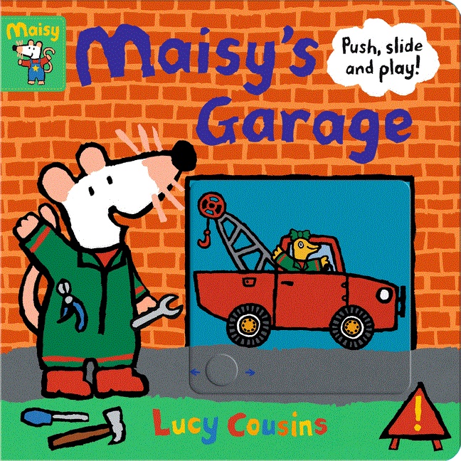 Maisy's Garage: Push, Slide, and Play! (硬頁推拉書)(硬頁書)/Lucy Cousins【三民網路書店】