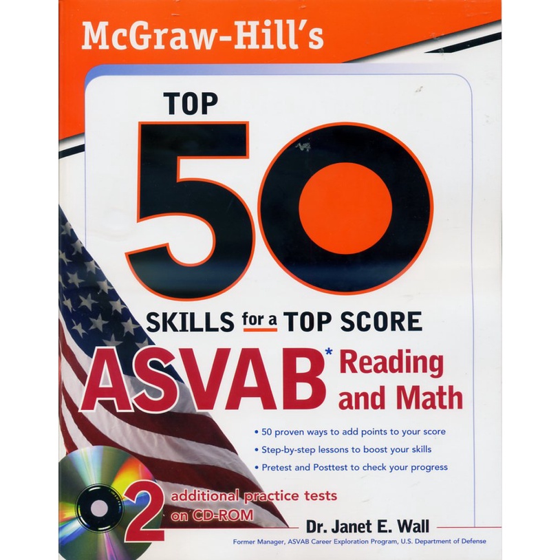 McGraw-Hill's Top 50 Skills for a Top Score: ASVAB Reading and Math/DR. JANET E. WALL【三民網路書店】